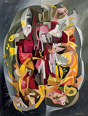El Cardenal y la bestia by Jaime Garay - Auction record, sale price, and art valuation. Compare with similar artists and explore comparable artworks.