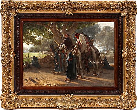 ARAB RIDERS ON CAMEL BACK