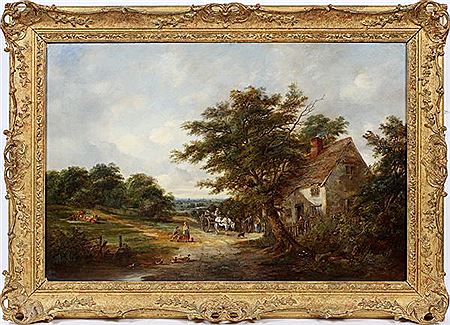 ENGLISH LANDSCAPE by Robert Burrows - Auction record, sale price, and art valuation. Compare with similar artists and explore comparable artworks.
