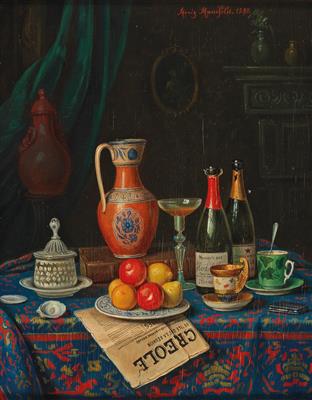 Still life with the newspaper “Creole de Ile de la Reunion”