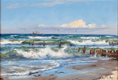 Coastal landscape on the North Sea