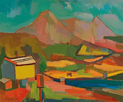 “Salzburger Landschaft” [A Salzburg landscape] by Karl Joseph Gunsam - Auction record, sale price, and art valuation. Compare with similar artists and explore comparable artworks.
