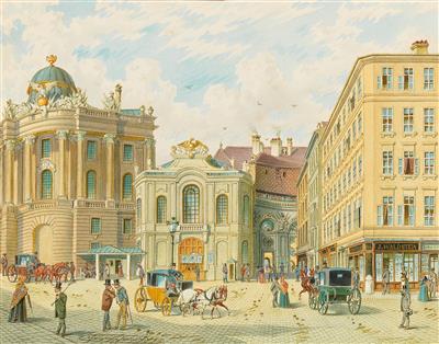 The old Burgtheater in Vienna by Franz Gerasch - Auction record, sale price, and art valuation. Compare with similar artists and explore comparable artworks.