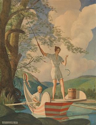 A picnic in the green, a boy on a horse, anglers’ expedition, 2 sheets by Otto Lendecke - Auction record, sale price, and art valuation. Compare with similar artists and explore comparable artworks.