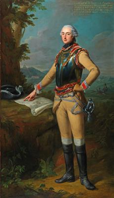 Portrait of Louis Gaucher, Duc de Chatillon (1737–1762), as Colonel of the Regiment of Cuirassiers