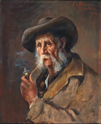 Tyrolean Farmer with Pipe