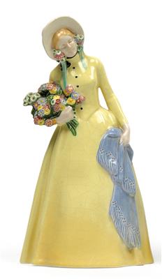 Four small season figurines