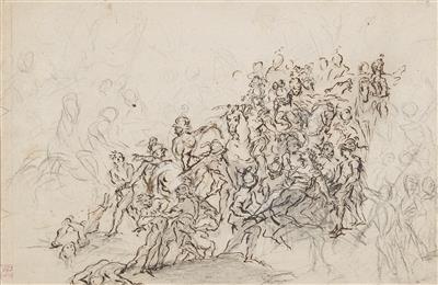Cavalry battle by Daniel Gran - Auction record, sale price, and art valuation. Compare with similar artists and explore comparable artworks.