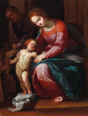 The Holy Family by Giovanni Battista Discepoli - Auction record, sale price, and art valuation. Compare with similar artists and explore comparable artworks.