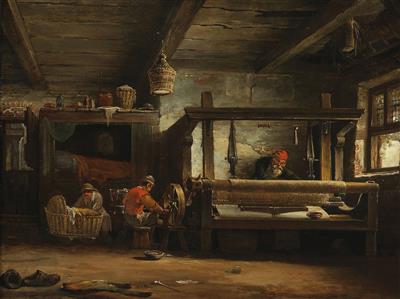 In the workshop of a weaver