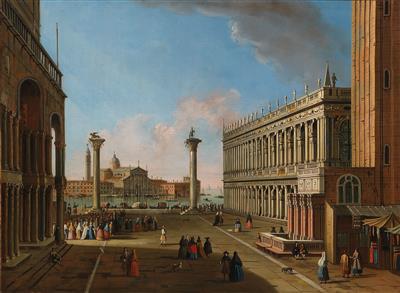 The Piazzetta looking towards San Giorgio Maggiore, Venice