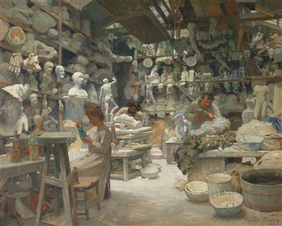 The studio of caster Sadaune by Claude Firmin - Auction record, sale price, and art valuation. Compare with similar artists and explore comparable artworks.