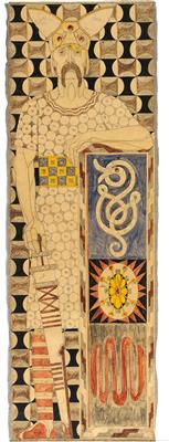 ‘Merlinsage’, 3 working sketches for a 9-part frieze (inlays), for the World’s Fair in St. Louis by Josef Engelhart - Auction record, sale price, and art valuation. Compare with similar artists and explore comparable artworks.