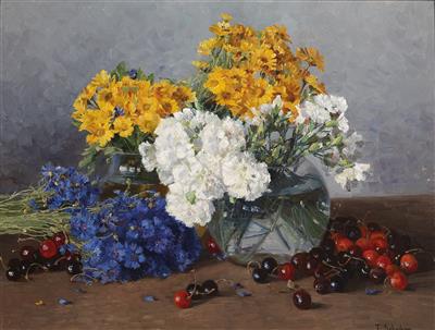 "In June" by Therese Schachner - Auction record, sale price, and art valuation. Compare with similar artists and explore comparable artworks.