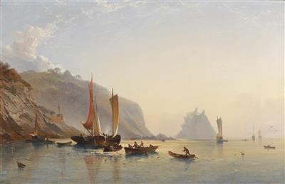 "Boats Tucking" by William Williams - Auction record, sale price, and art valuation. Compare with similar artists and explore comparable artworks.