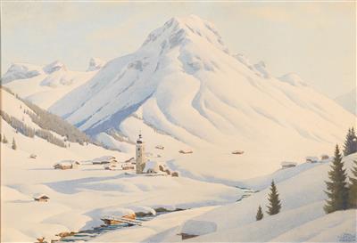 View of Lech am Arlberg by Carl Kessler - Auction record, sale price, and art valuation. Compare with similar artists and explore comparable artworks.