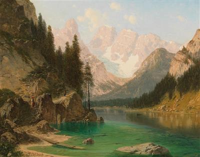 The Dürrensee with View of Monte Cristallo and Piz Popena