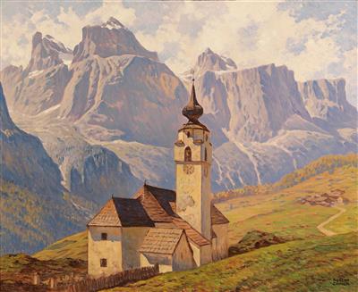 "Grödner Dolomiten-Colfuschg gegen die Sella (Val de Mesdi), 1944