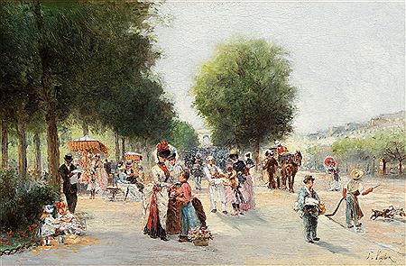 Promenade aux Champs-Elyssées, Paris