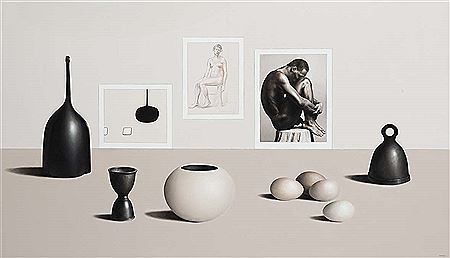 UNE FEMME ET UN HOMME by Liam Belton - Auction record, sale price, and art valuation. Compare with similar artists and explore comparable artworks.