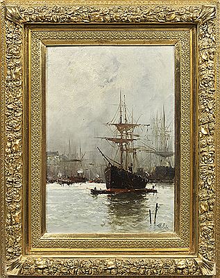 BATEAUX DANS UN PORT