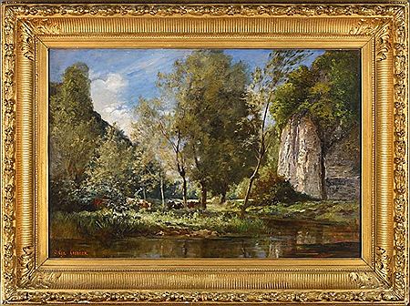 Vaches au bord de l’eau