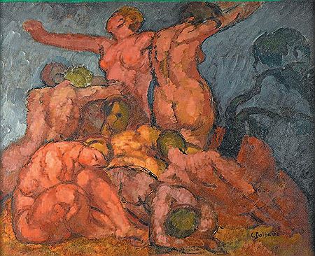 Les Baigneuses by Claude Dalbanne - Auction record, sale price, and art valuation. Compare with similar artists and explore comparable artworks.