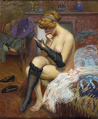 Femme se maquillant by Jacques Weismann - Auction record, sale price, and art valuation. Compare with similar artists and explore comparable artworks.