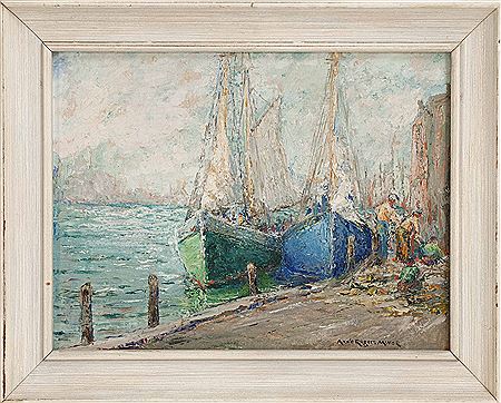 Boats at a pier