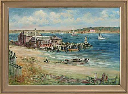Crowell's Wharf, Stage Harbor, Chatham, Massachusetts