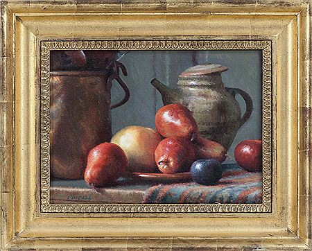 Still life of apples