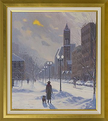 Old South Church, Back Bay, Winter