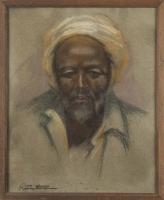 Portrait de vieil homme au turban