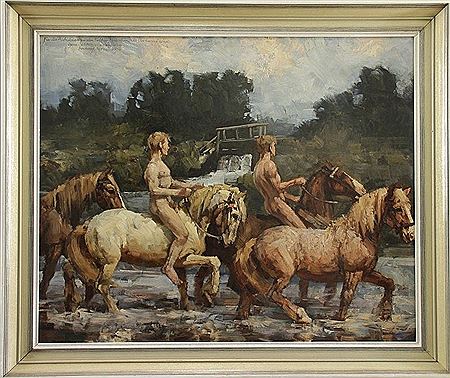 Sample artwork by George Sluyterman Von Langeweyde (1903 - 1978), known for painting - View similar artists and auction records