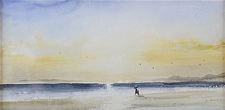 Sunset, Indian Ocean, Kenya