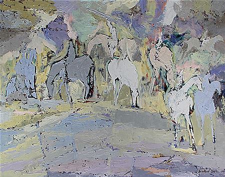 Sample artwork by Dorothy Bradford (1918 - 2008), known for painting - View similar artists and auction records