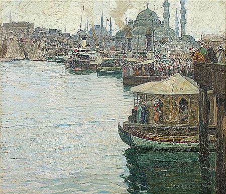 'Am Hafen von Konstantinopel'