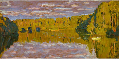 "AN EVENING ON THE LAKE""
