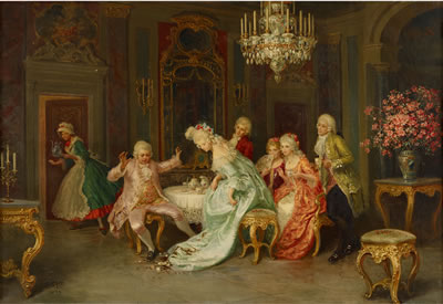 A MISHAP AT TEA TIME