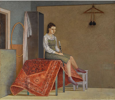 "INTERLUDIUM (GIRL WITH FLUTE)" by Ida Lorentzen - Auction record, sale price, and art valuation. Compare with similar artists and explore comparable artworks.