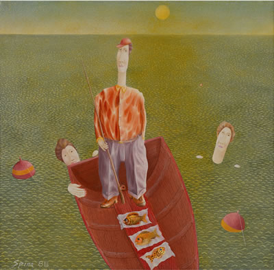 Sample artwork by Ferdinando Spina (Born 1949), known for painting - View similar artists and auction records