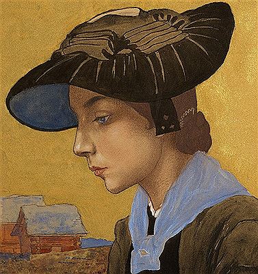 Sample artwork by Charles Clos Olsommer (1883 - 1966), known for painting, religious and allegorical-symbolist representations, landscapes, portraits and still lifes - View similar artists and auction records