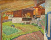 "Au jardin du mazot", 1917