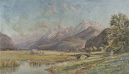 Paysage du Chablais by Charles Jones Way - Auction record, sale price, and art valuation. Compare with similar artists and explore comparable artworks.