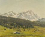 Frühlingstag. Säntis und Altmann. by Hans Arnold Zeller - Auction record, sale price, and art valuation. Compare with similar artists and explore comparable artworks.
