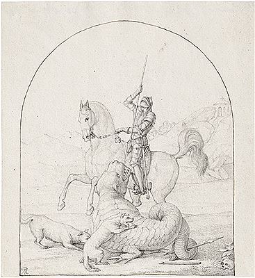 Sample artwork by Alfred Rethel (1816 - 1859), known for painting - View similar artists and auction records