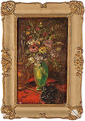 “Natura morta con vaso di fiori”