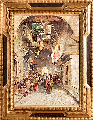 ÒMercato orientaleÓ by Romolo Leone - Auction record, sale price, and art valuation. Compare with similar artists and explore comparable artworks.