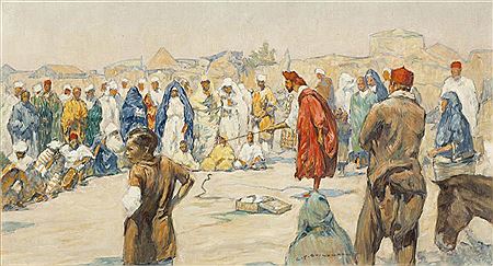 Fête sur la place Djemaa El Fna