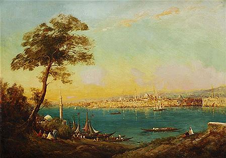 Constantinople, vue de la rive asiatique